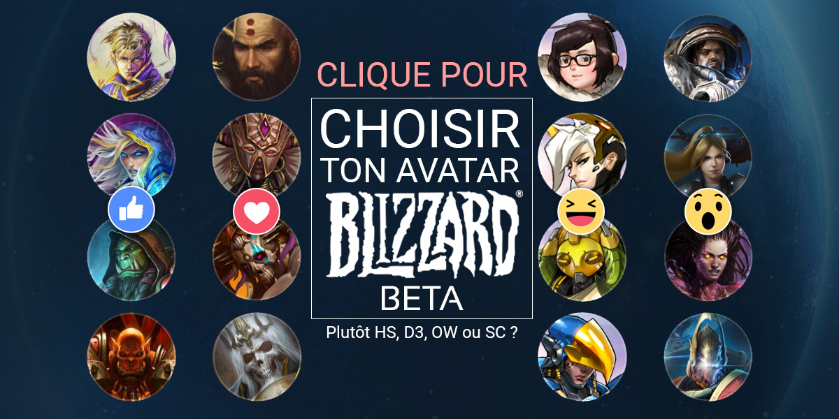 mettre un avatar profil blizzard beta